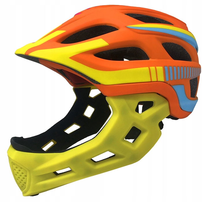KASK ROWEROWY Z OCHRONĄ SZCZĘKI FULLFACE
