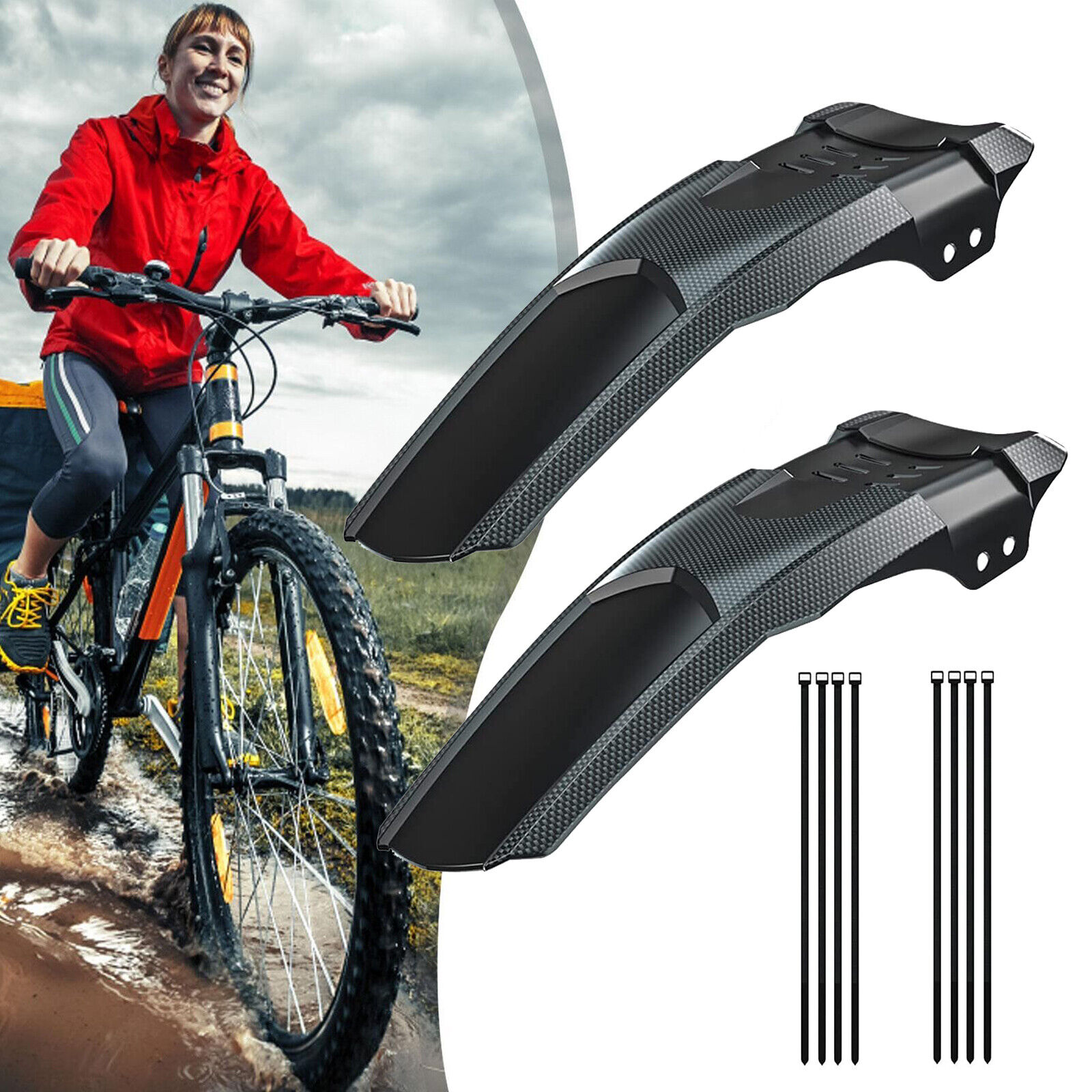 2X UNIWERSALNY BŁOTNIK DO ROWERU,BŁOTNIKI ROWEROWE