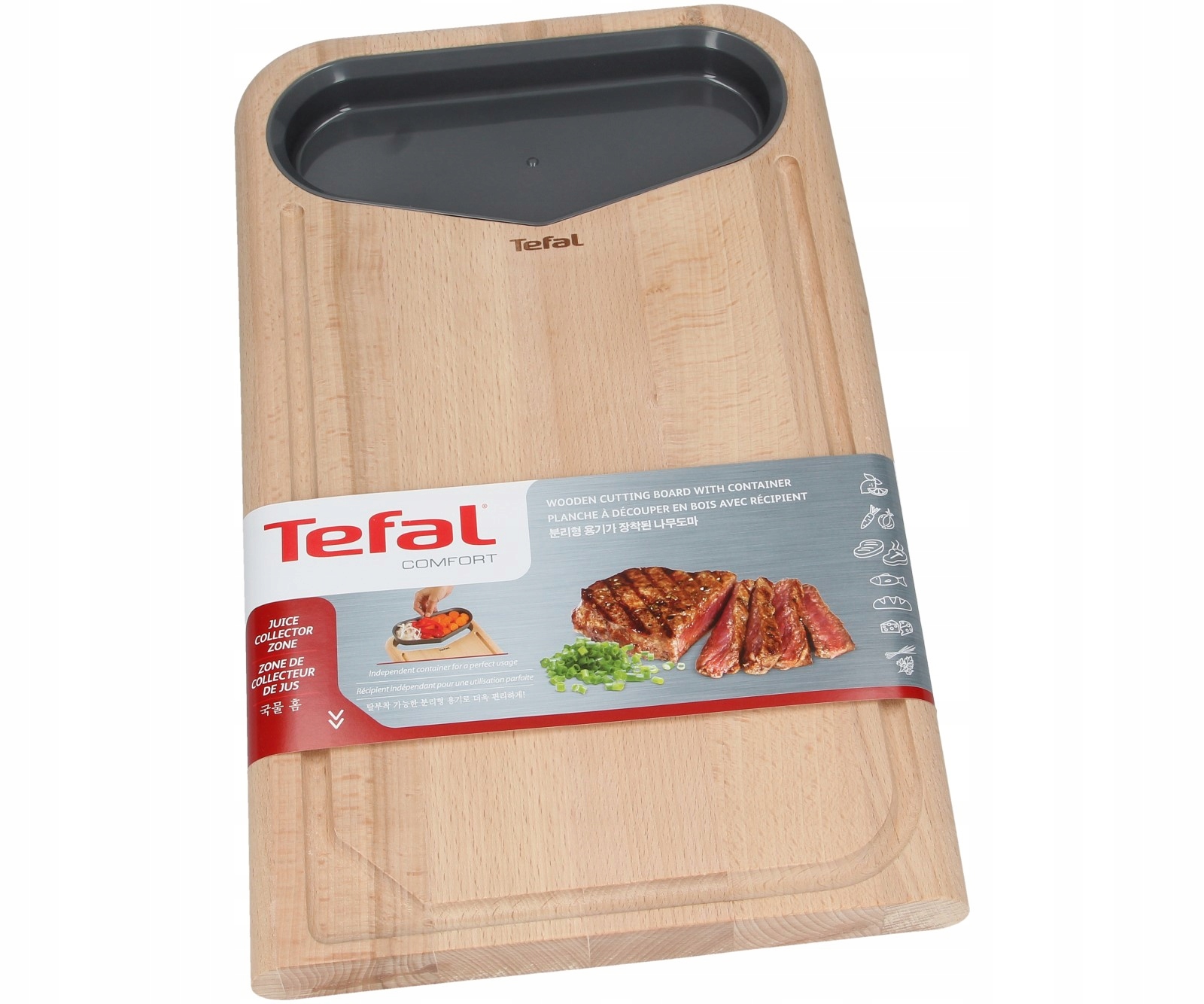 

Deska drewniana do krojenia Tefal Comfort K2215514