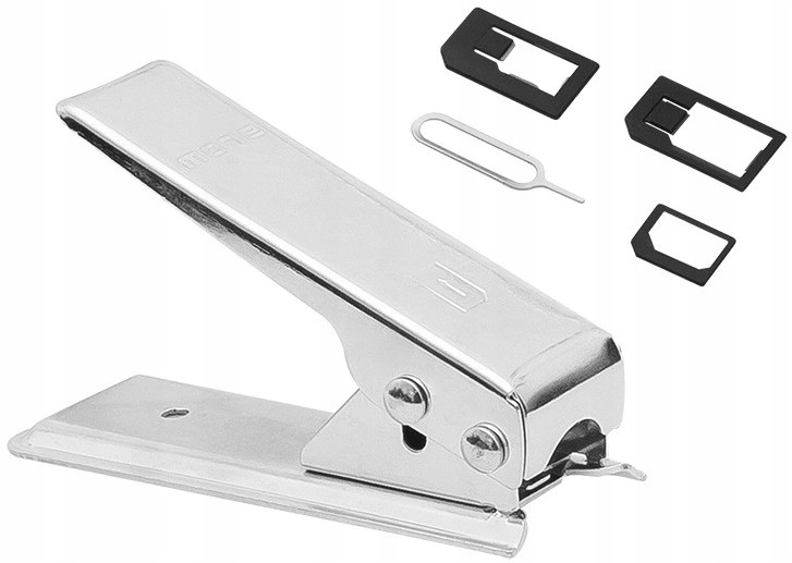 

Wycinarka kart Micro Sim iPhone +Adaptery Nano