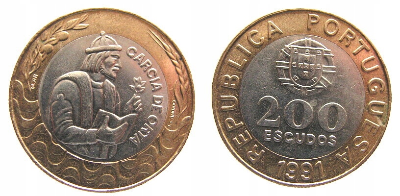 3684. ПОРТУГАЛИЯ, 200 ЭСКУДО, 1991