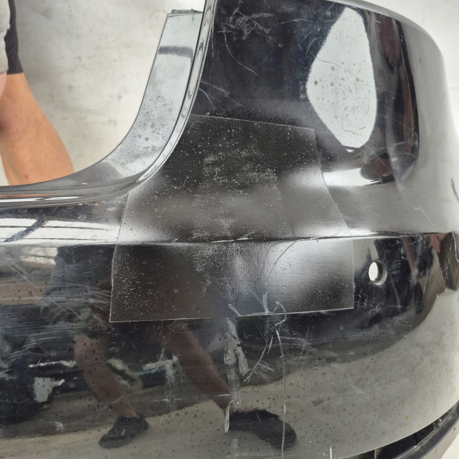PORSCHE MACAN e 1 14- Paraurti posteriore posteriore PDC