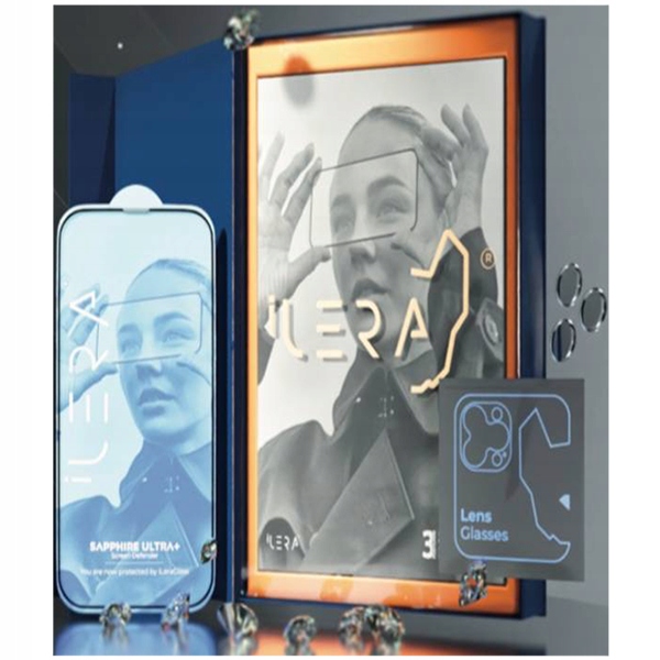 iLera Premium Sapphire Ultra + Corning Glass Szkło ochronne do iPhone 16 Pro Max — 2