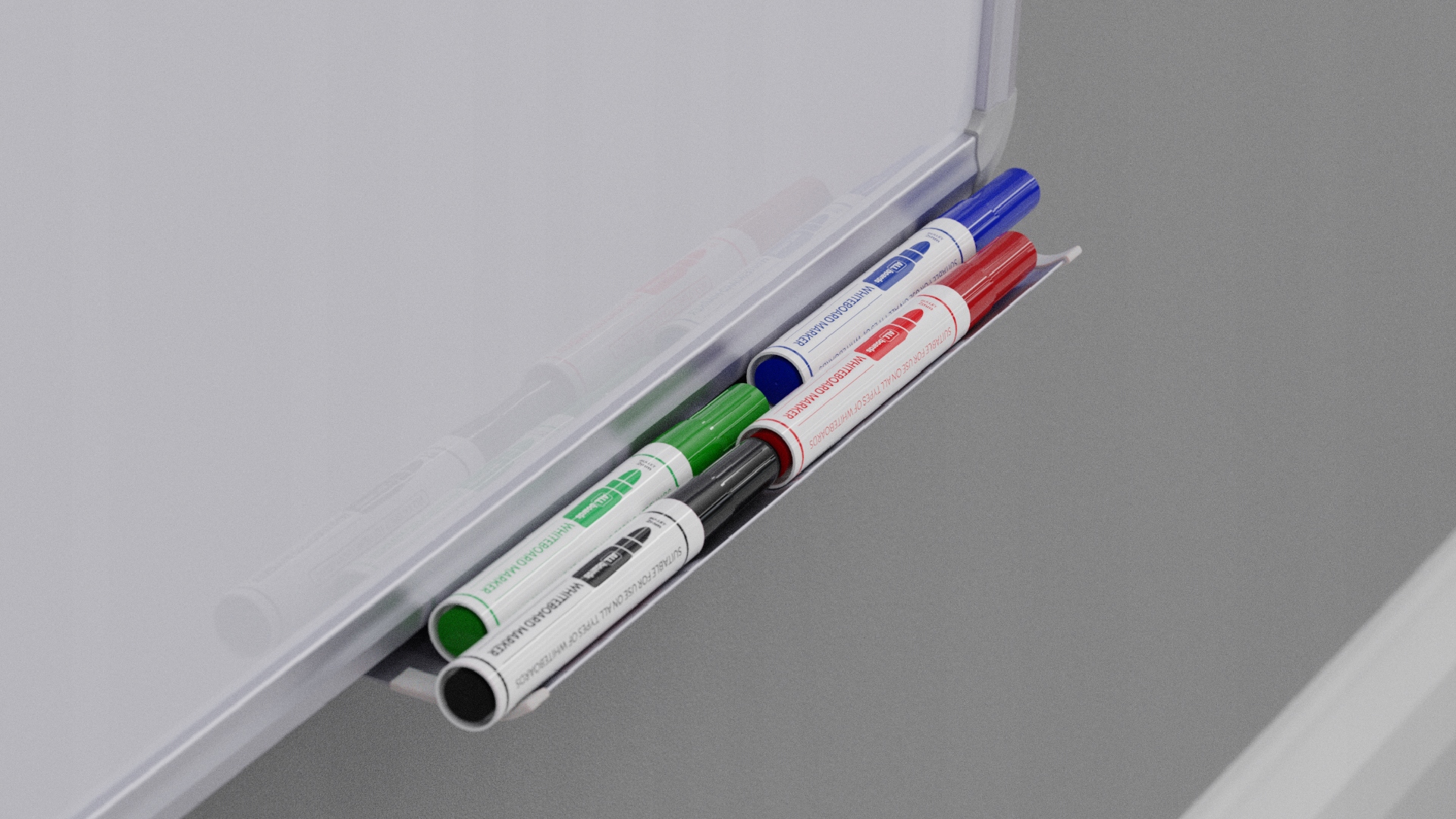 Zestaw do tablic suchościeralnych 4 markery +gąbka Marka AllBoards