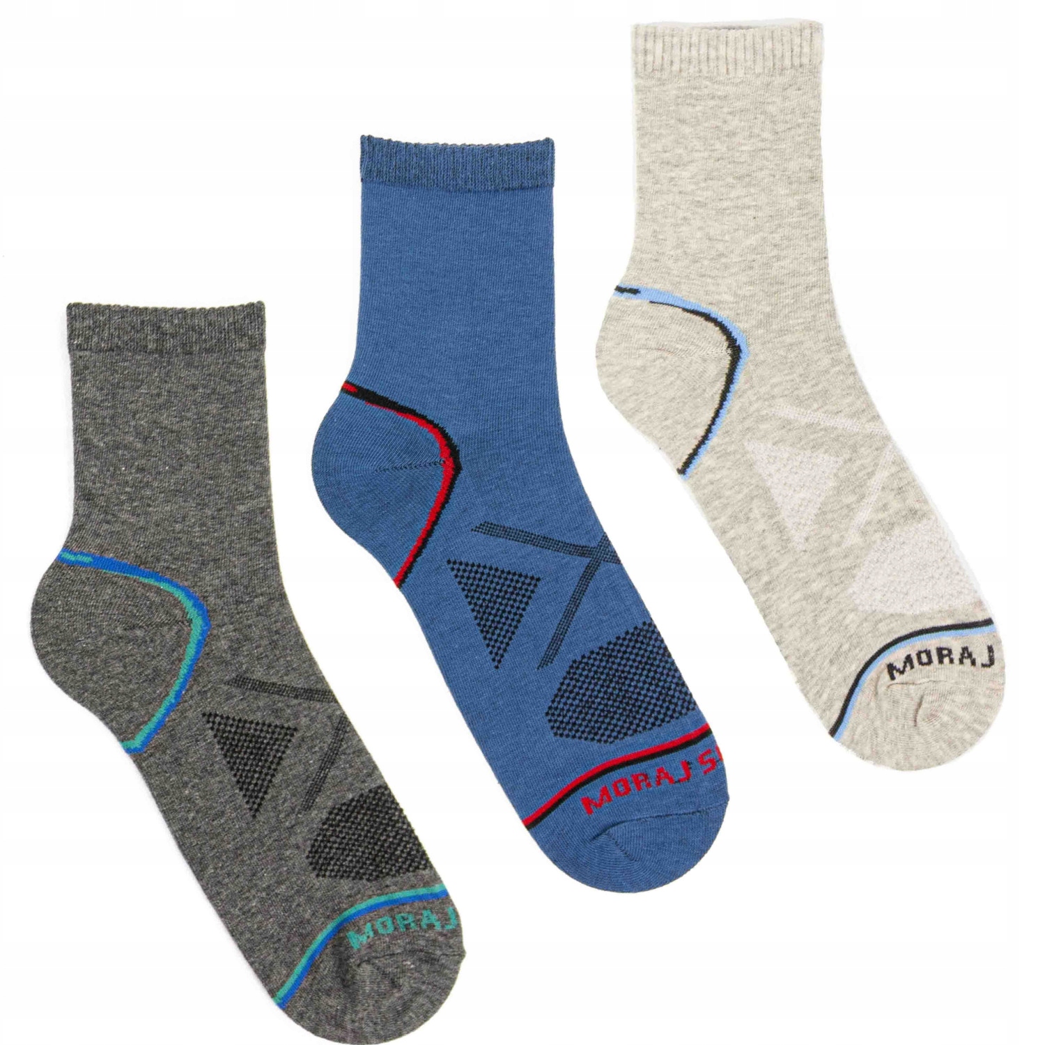 

3x Męskie skarpety bawełna Moraj 39-42