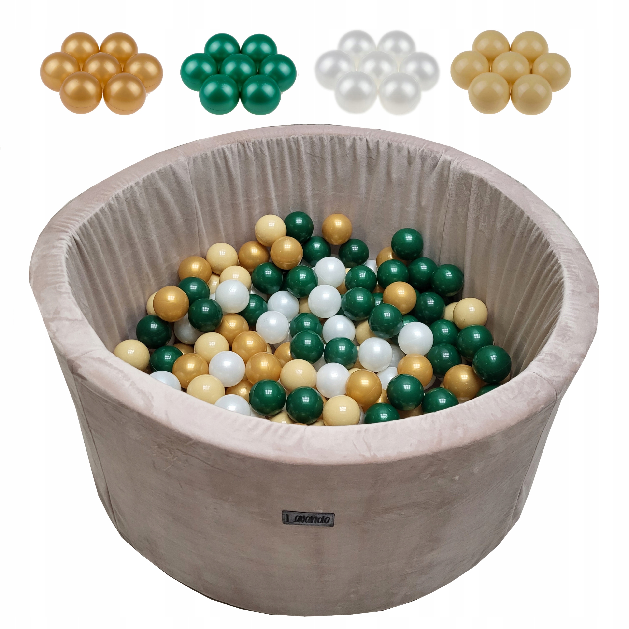 SUCHY BASEN z kulkami dla dzieci DUŻY 90x30 cm /200 piłek ProduktPolski CE