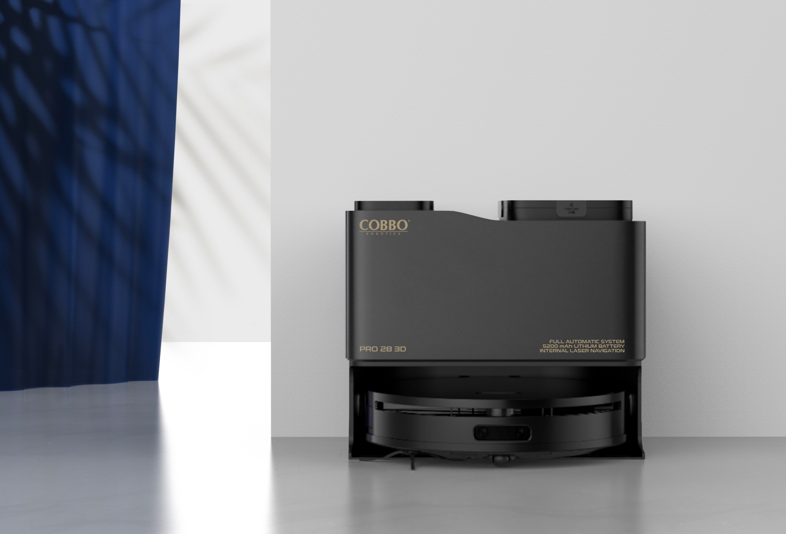 Robot sprzątający COBBO Robotics PRO 28 3D czarny Kod producenta D50 PRO