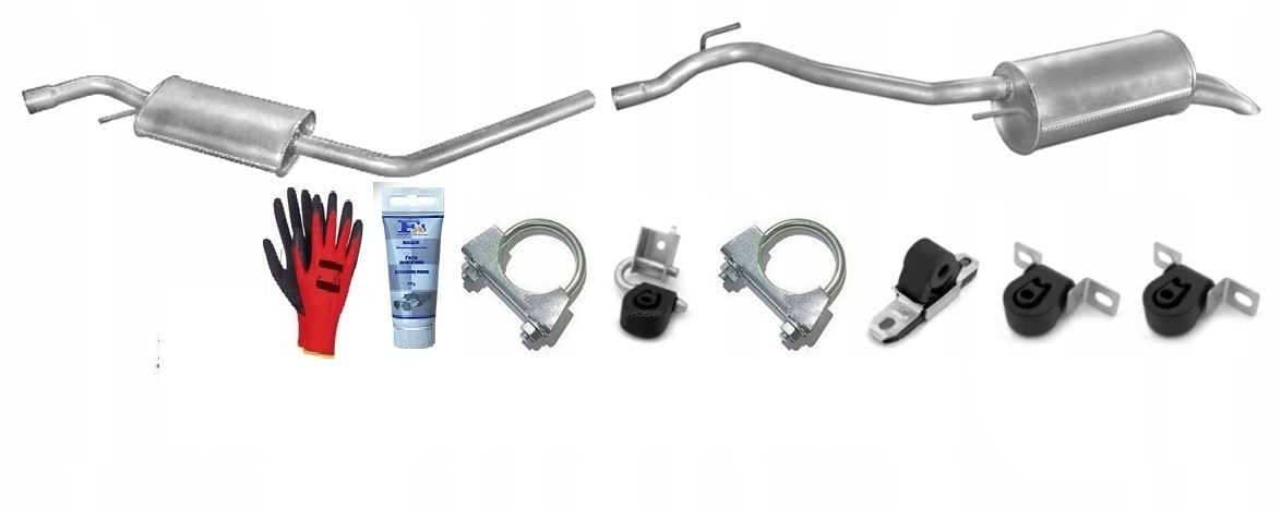 Vw Transporter T4 1.9TD 2.4D (1996-2003) sada Tlumiče Lwb bonus