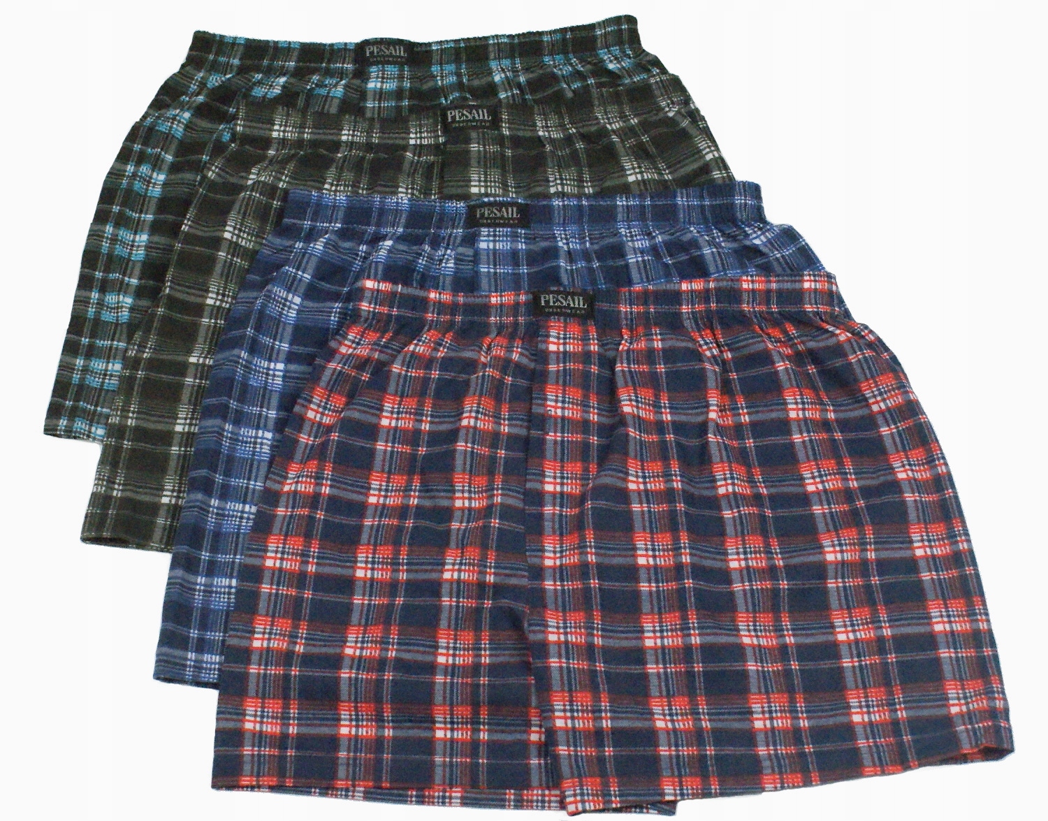 W# 4 x MĘSKIE BOKSERKI MAJTKI LUŹNE - XL