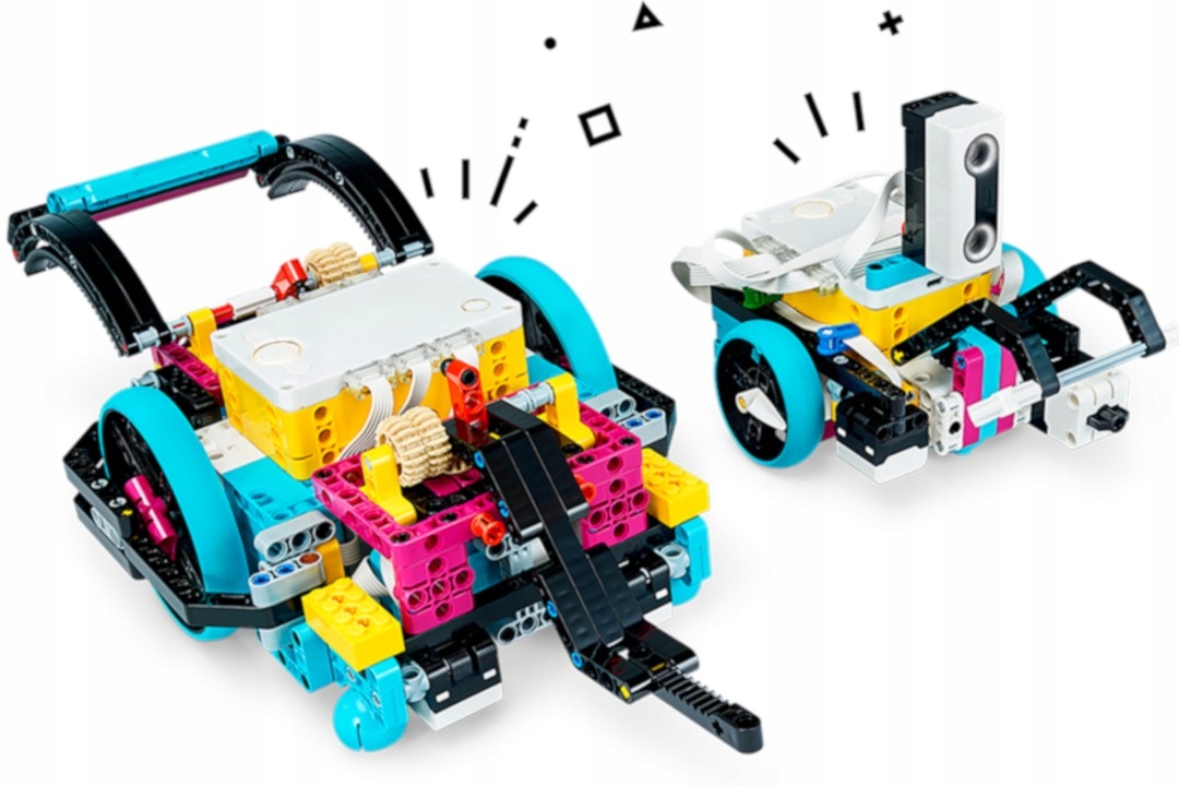 LEGO SPIKE PRIME NAUKA PRAOGRAMOWANIA ROBOTYKI ZESTAW 2W1 PODSTAWA DODATEK Waga produktu z opakowaniem jednostkowym 3 kg
