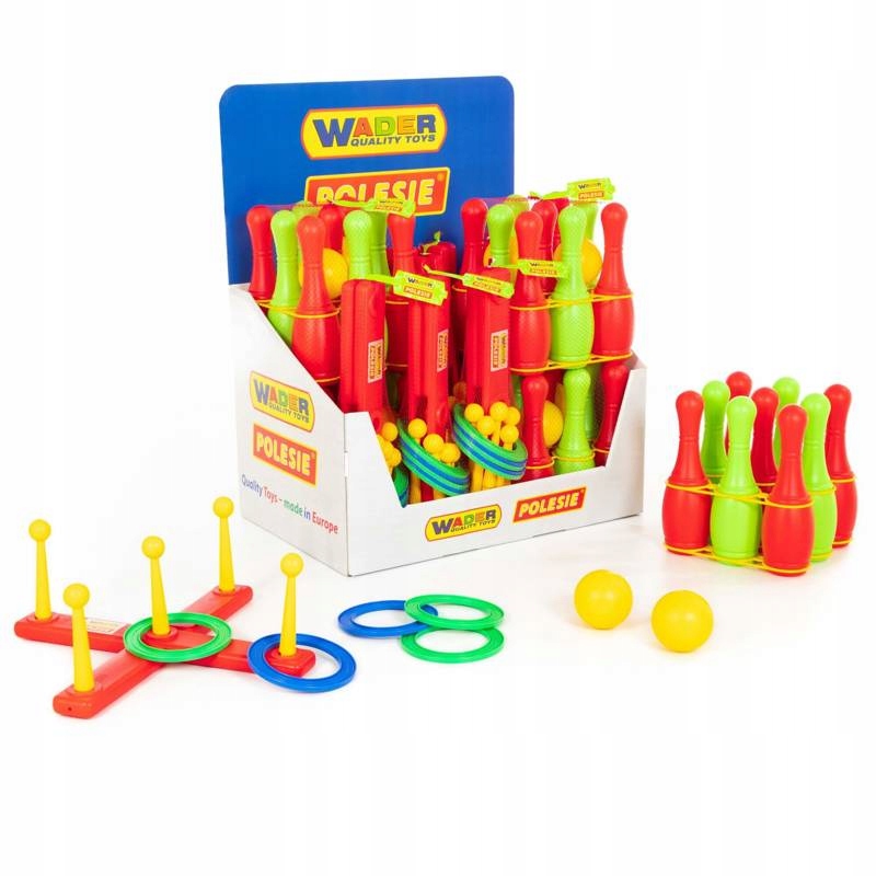 KRĘGLE Kolorowe Dla Dzieci Do Gry Zabawy x9 +2kule Wiek dziecka 12 m +