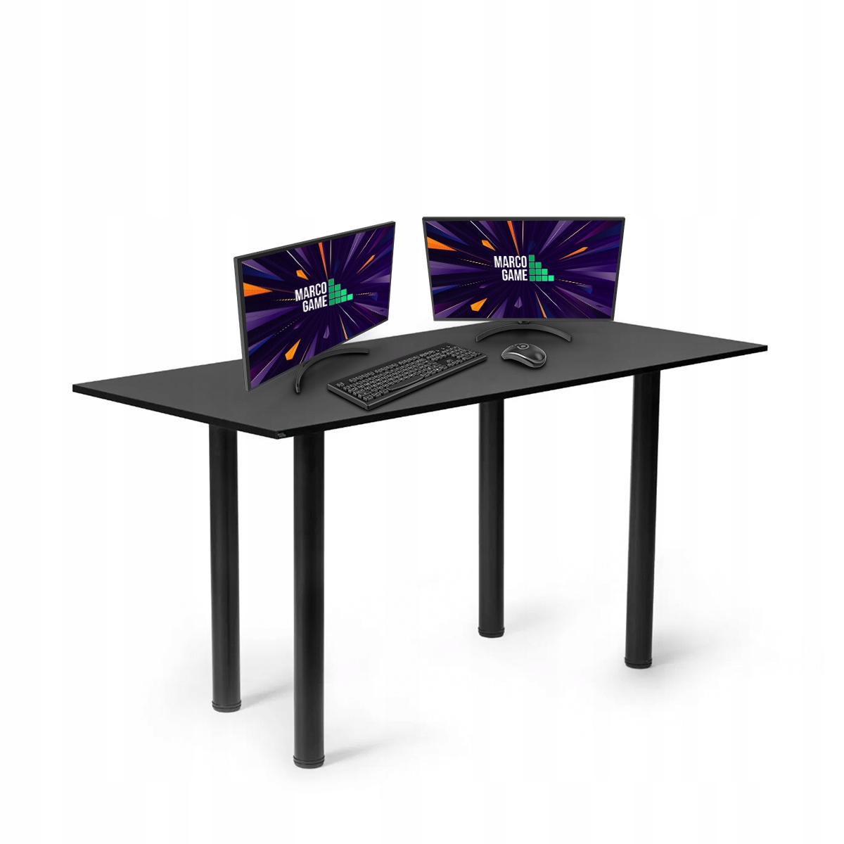 BIURKO GAMINGOWE KOMPUTEROWE DLA GRACZA 135x65CM