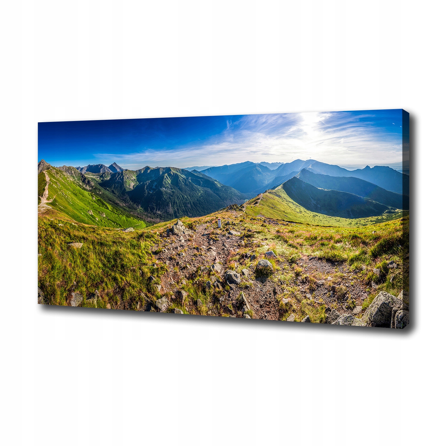Fotoobraz obraz na plátně Horská panorama 125x50 cm