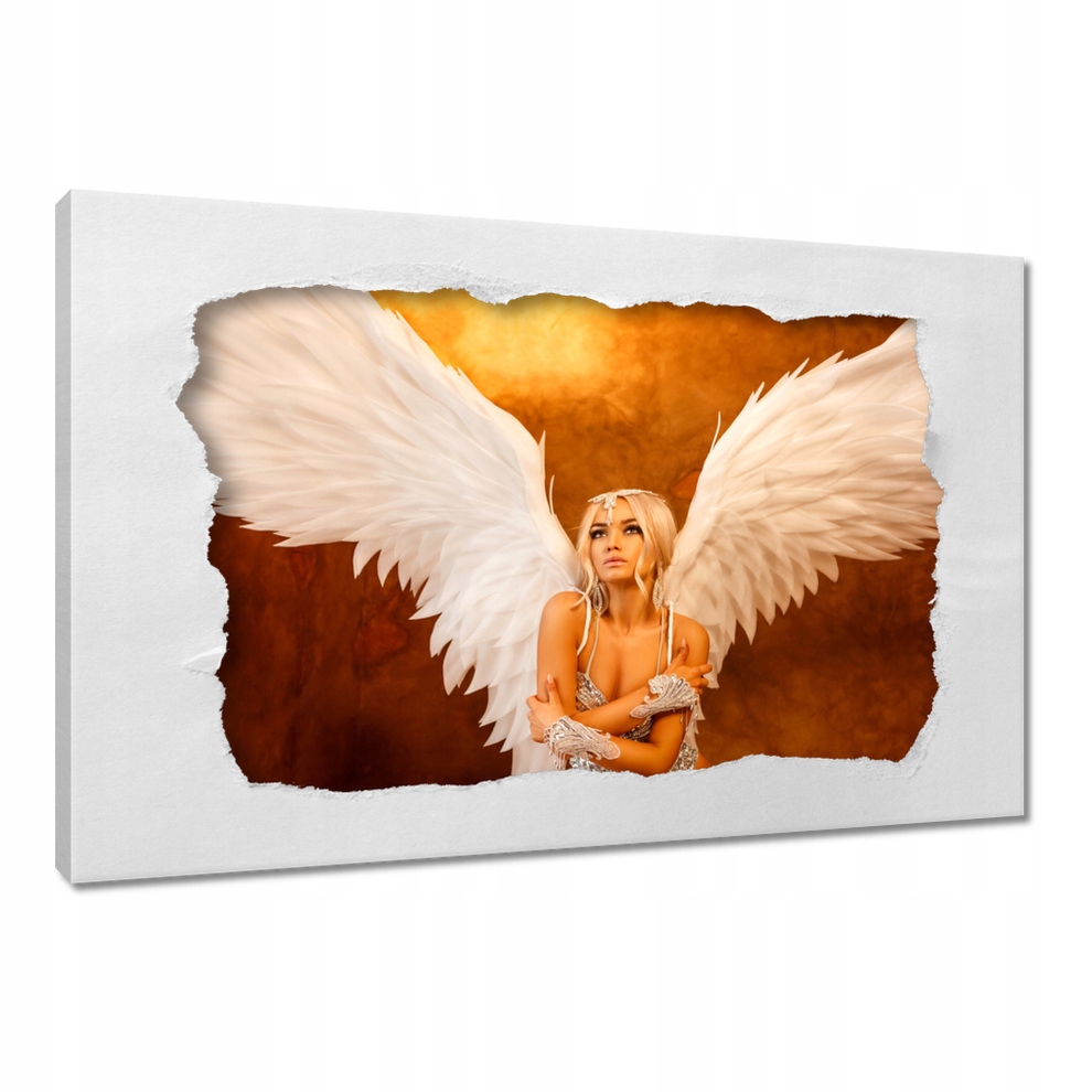 Obrazy 120x80 Anděl blond vlasy