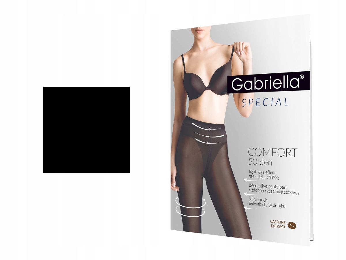 

Rajstopy Gabriella Comfort 50 den Nero 2