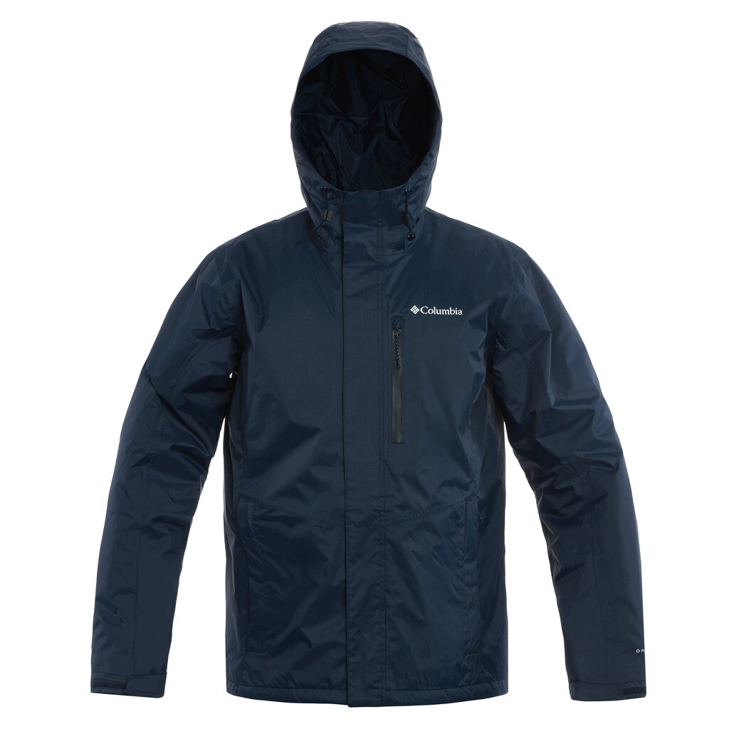 Pláštěnka Columbia Pouring Adventure Insulated modrá XL