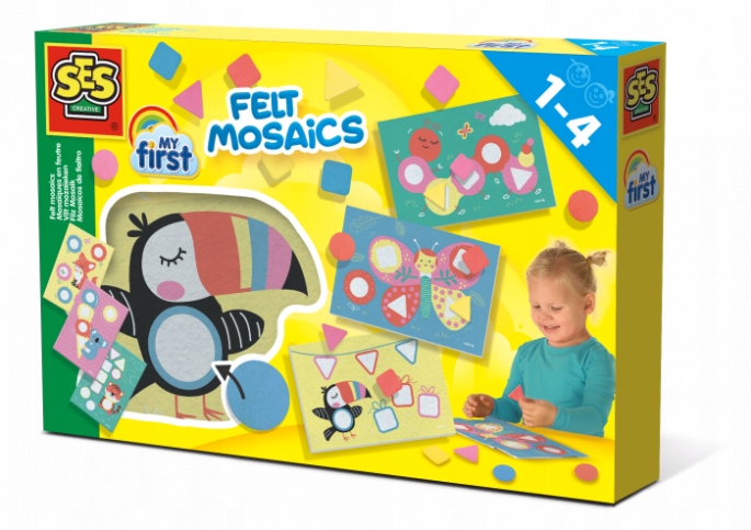 

Pierwsza Mozaika z filcu wyklejanka dla dzieci Ses