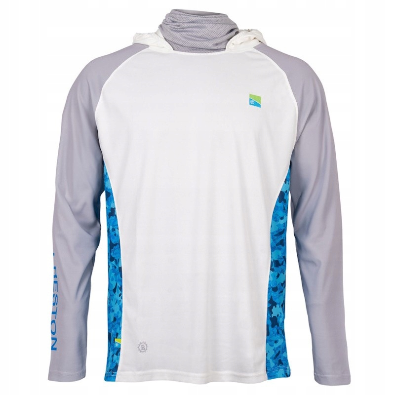 Bluza Z Kapturem Preston Performance Hooded Sun Shirt UPF-40 M Na Słońce