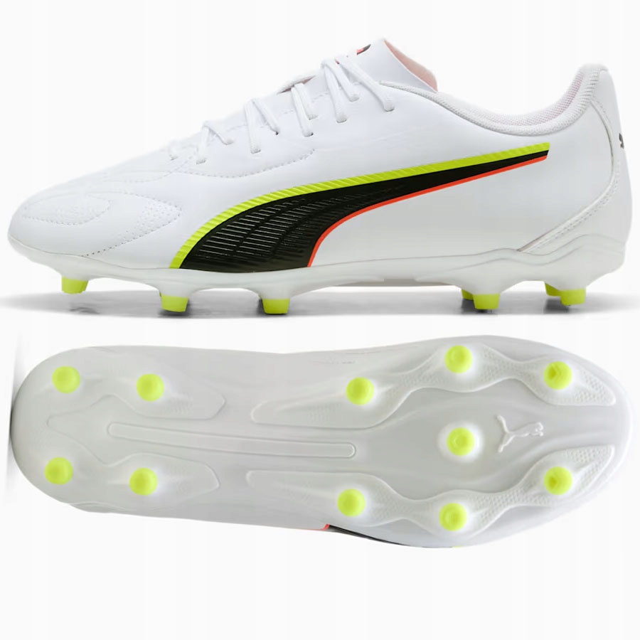 Puma King 20 Play Fg/ag (42,5) Pánské lankové boty bílé