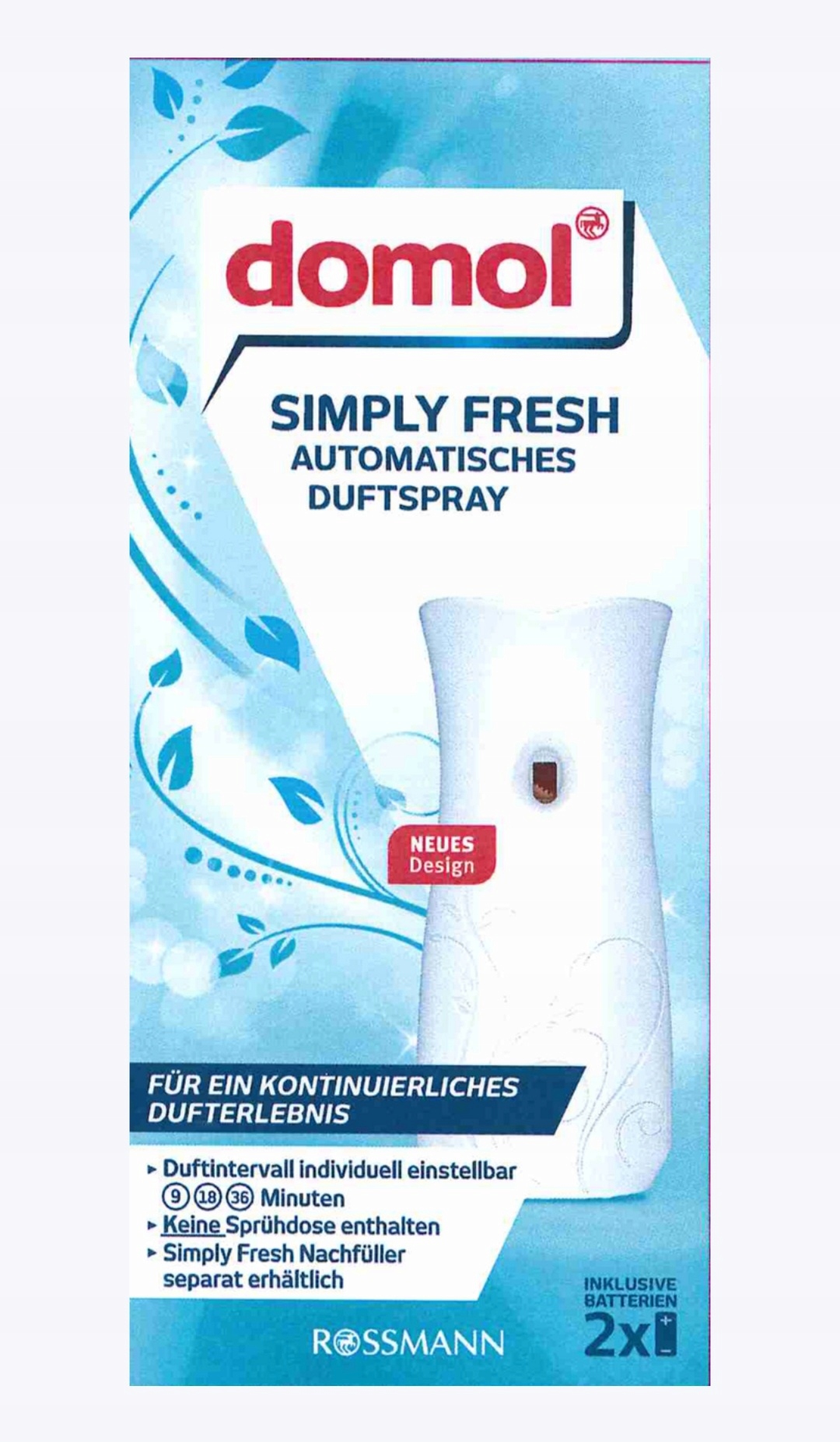 DOMOL Automatyczny odświeżacz powietrza DE