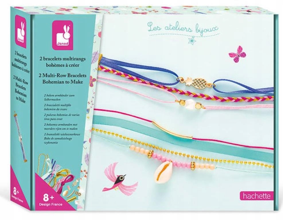 

Bransoletki Boho zestaw do biżuterii Janod 8+