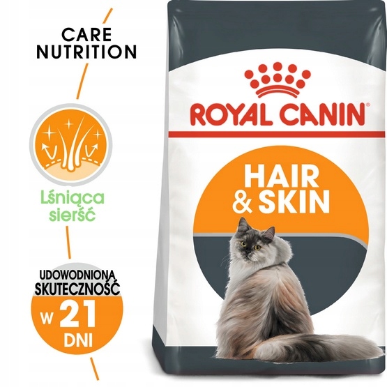 Levně Veterinární krmivo pro kočky pro podporu srsti a kůže Royal Canin 2 kg