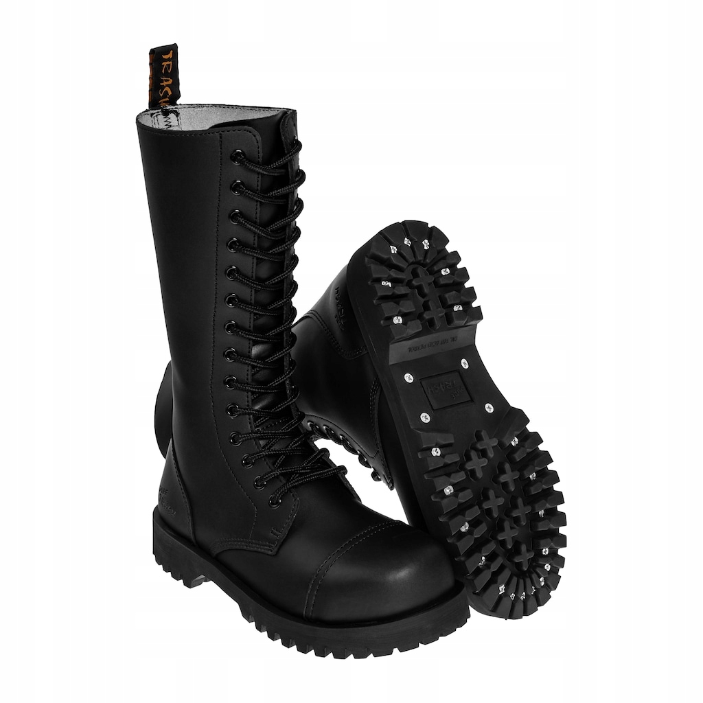 Buty trekkingowe wysokie Mfh Pure Trash czarne 14 oczek r. 47