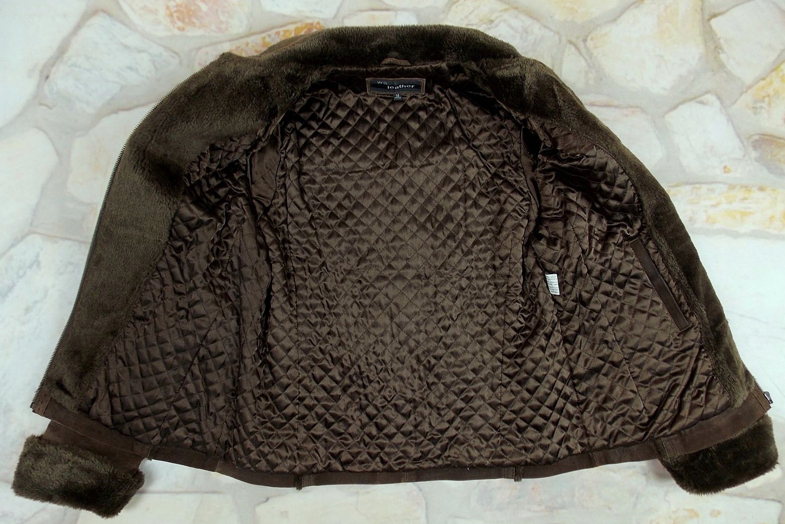 WS LEATHER SKÓRZANA ZIMOWA KURTKA RAMONESKA 42 Rodzaj ramoneska