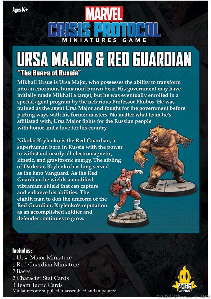 Marvel: Crisis Protocol - Ursa Major Red Guardian System Marvel: Crisis Protocol