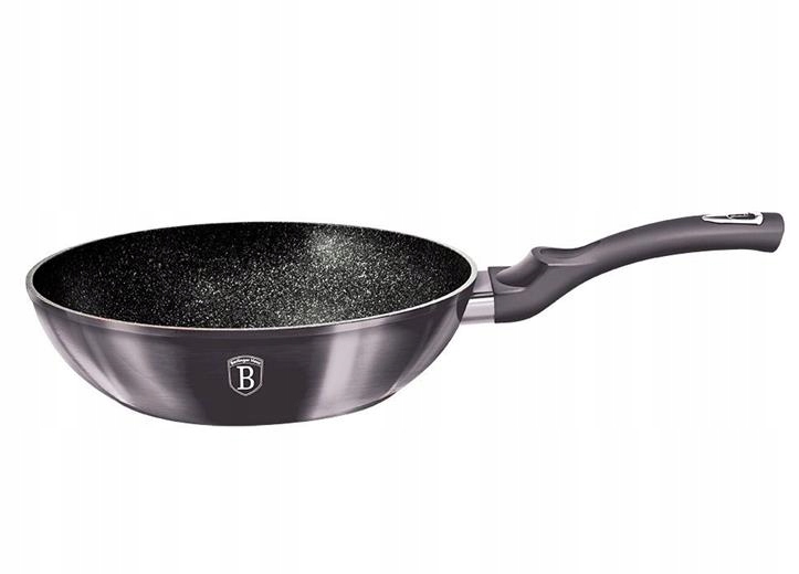 Pánev Berlingerhaus Wok s mramorovým povrchem 28 cm Carbon Pro Line BH-6900