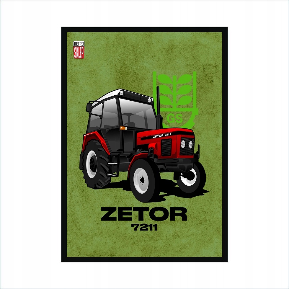 Obraz na ścianę traktor Zetor 7211 Gs Prl