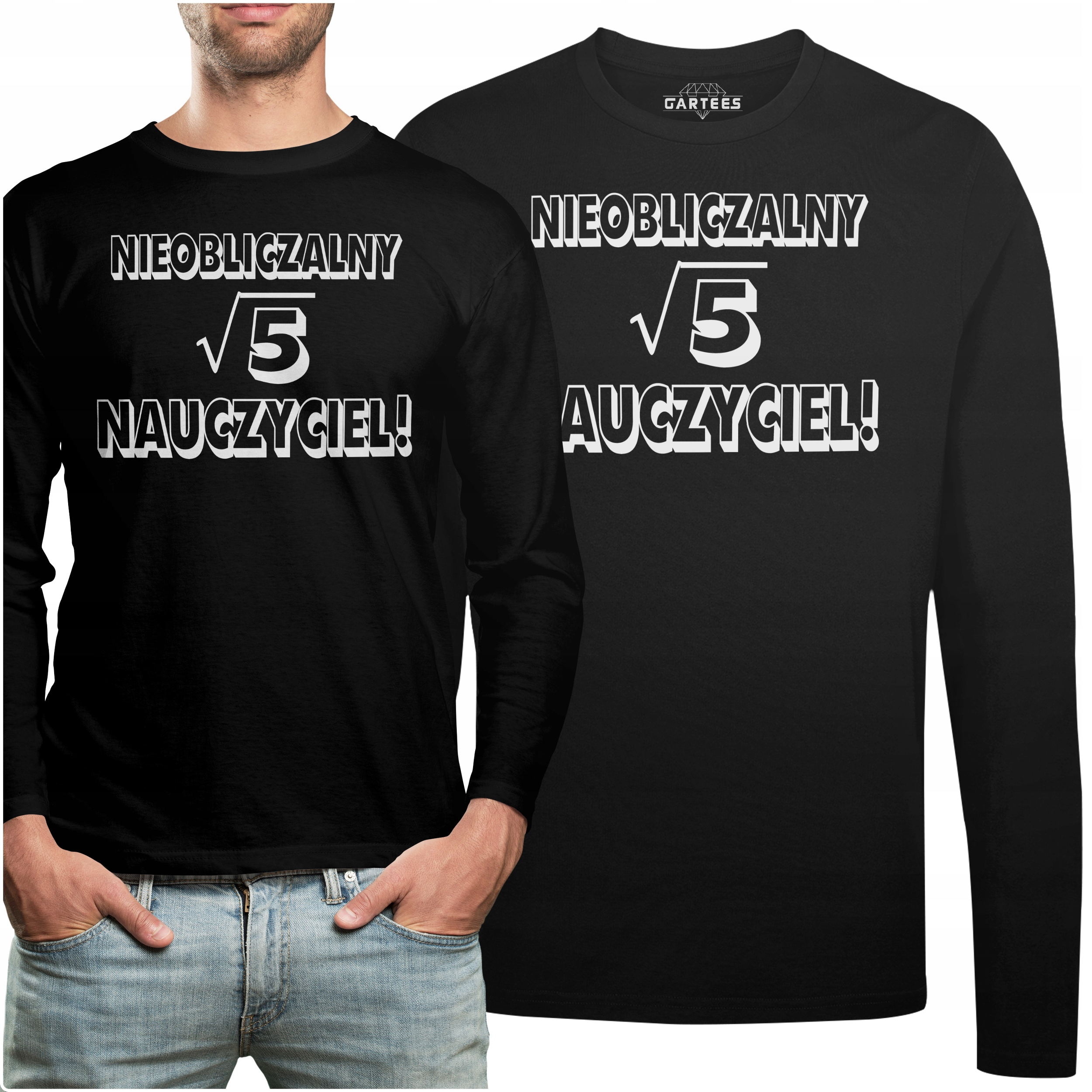 

Koszulka Long Nieobliczalny Nauczyciel Prezent