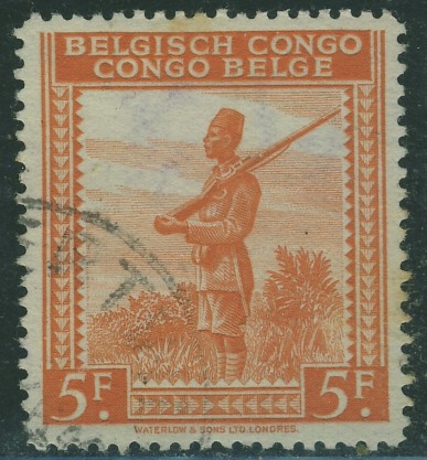 Congo Belge 5 fr. - Żołnierz kolonialny / 2