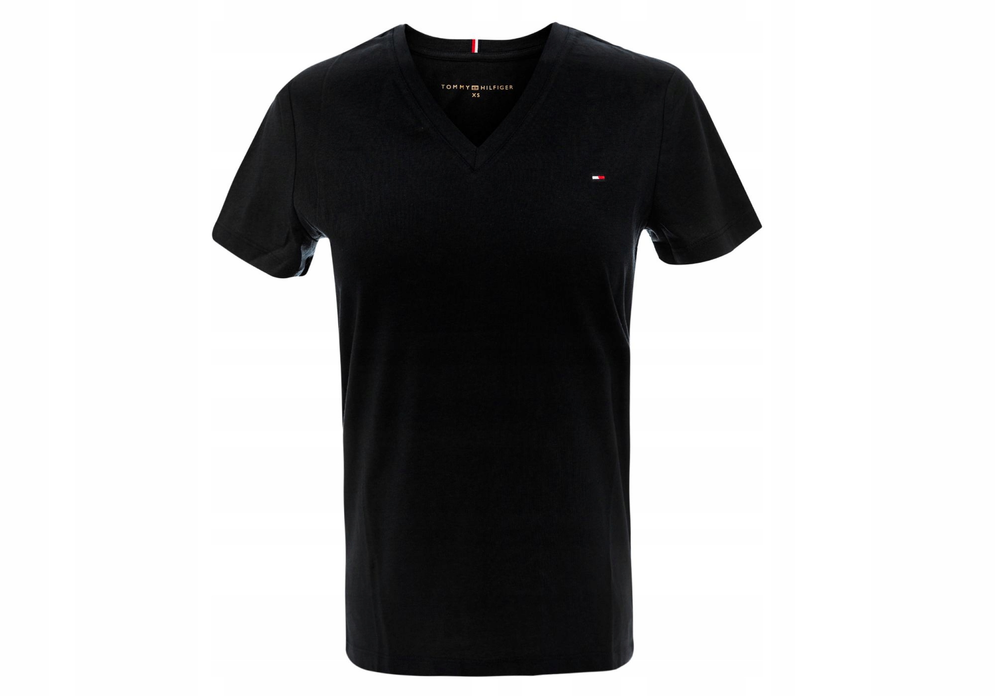 

Tommy Hilfiger Koszulka T-shirt V-neck Black r. L