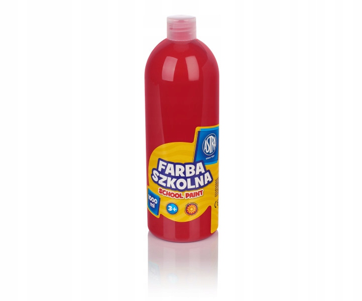 

Farba szkolna Astra 1000 ml Czerwony