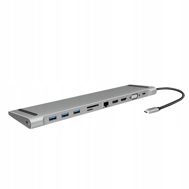 Dokovací stanice pro notebook Usb 11v1 LogiLink 100W Pd Hdmi 4K Ethernet Vga