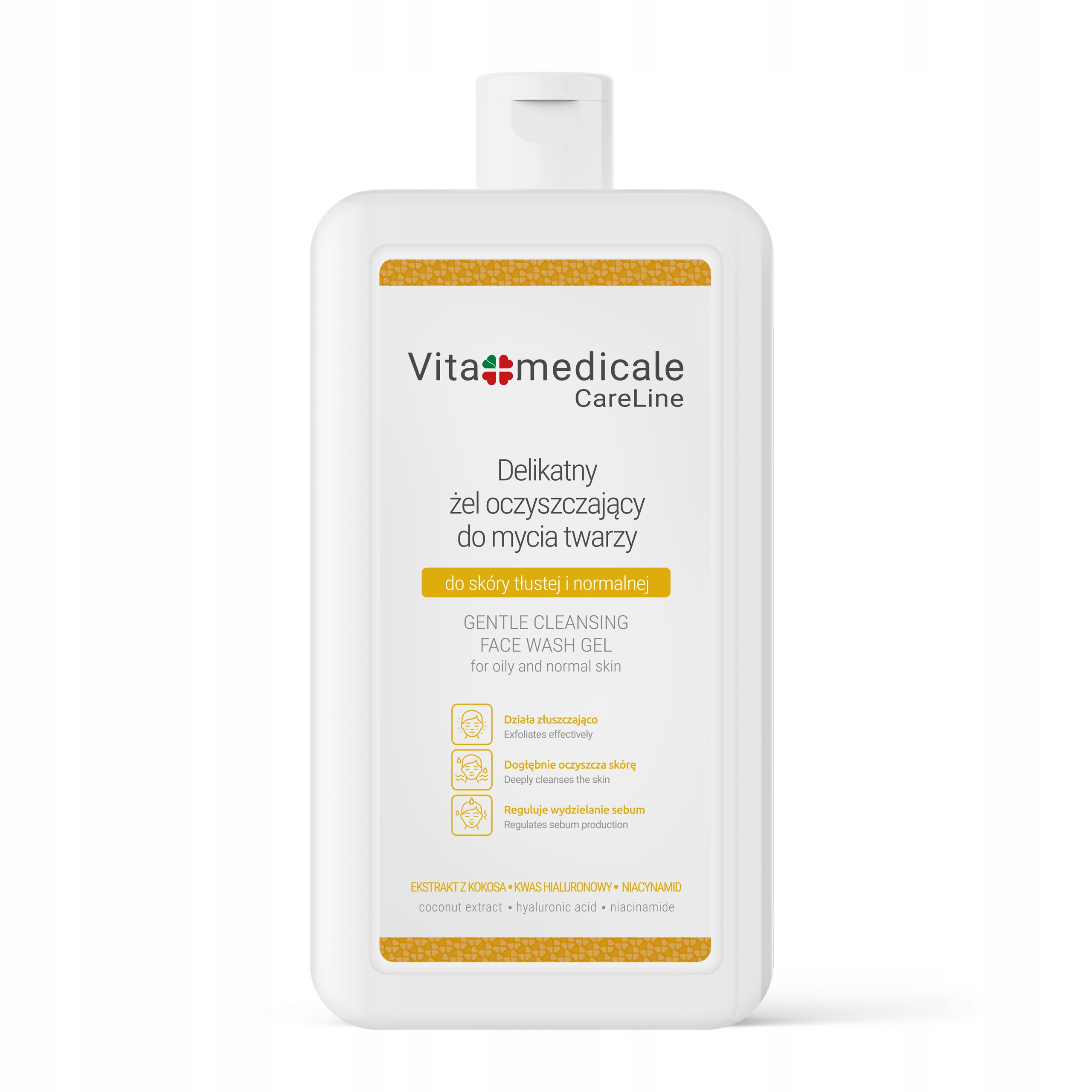 Gel na mytí obličeje VitaMedicale Aloe Panthenol Hydratační 450 ml