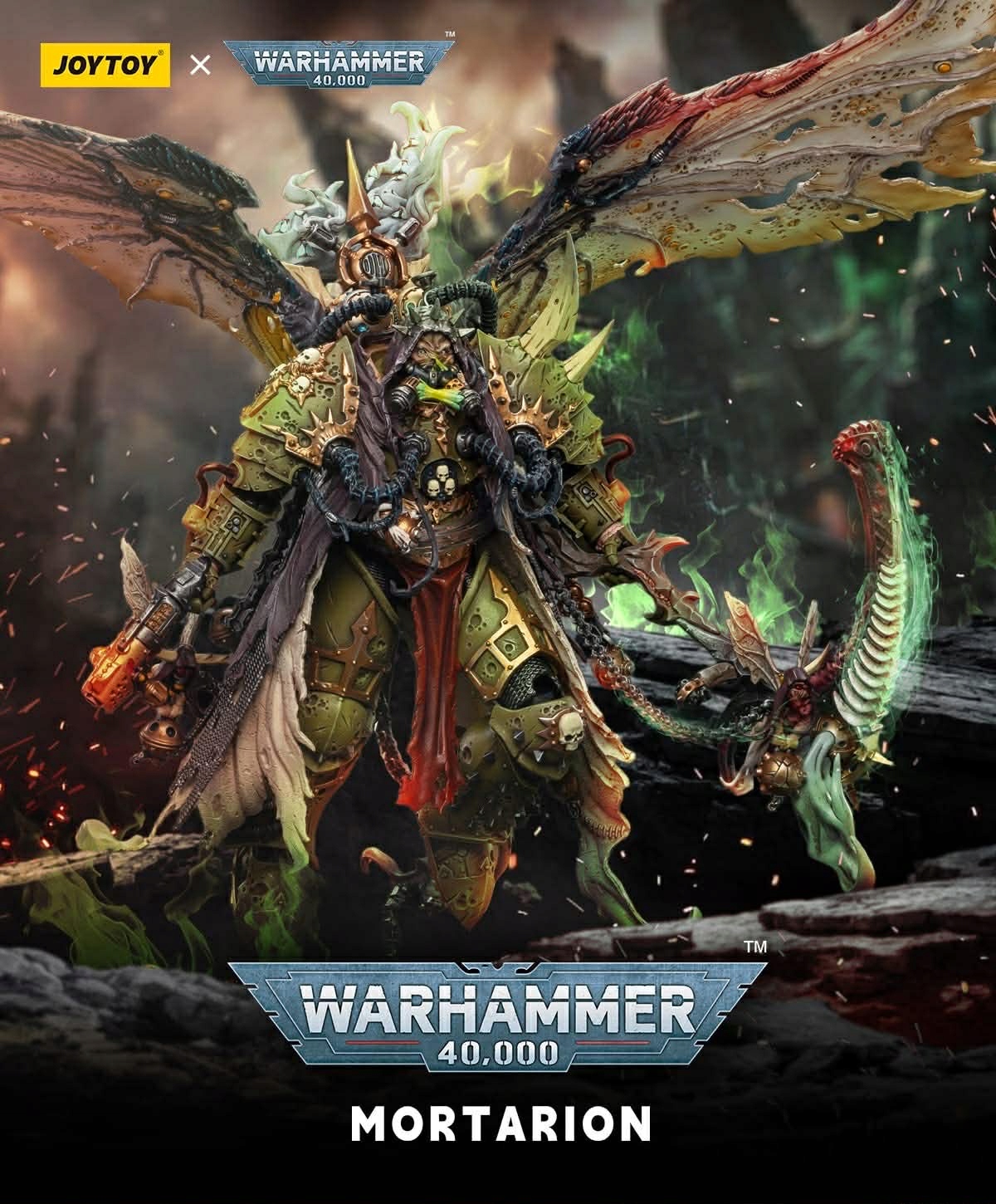 Mortarion, Démonský Primarcha Nurgle s prastarými zbraněmi 'Lucerna'