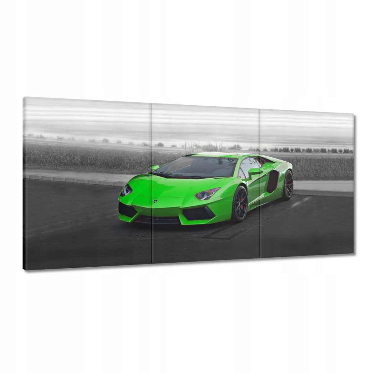 Obrazy 180x90 Limetkové športové auto