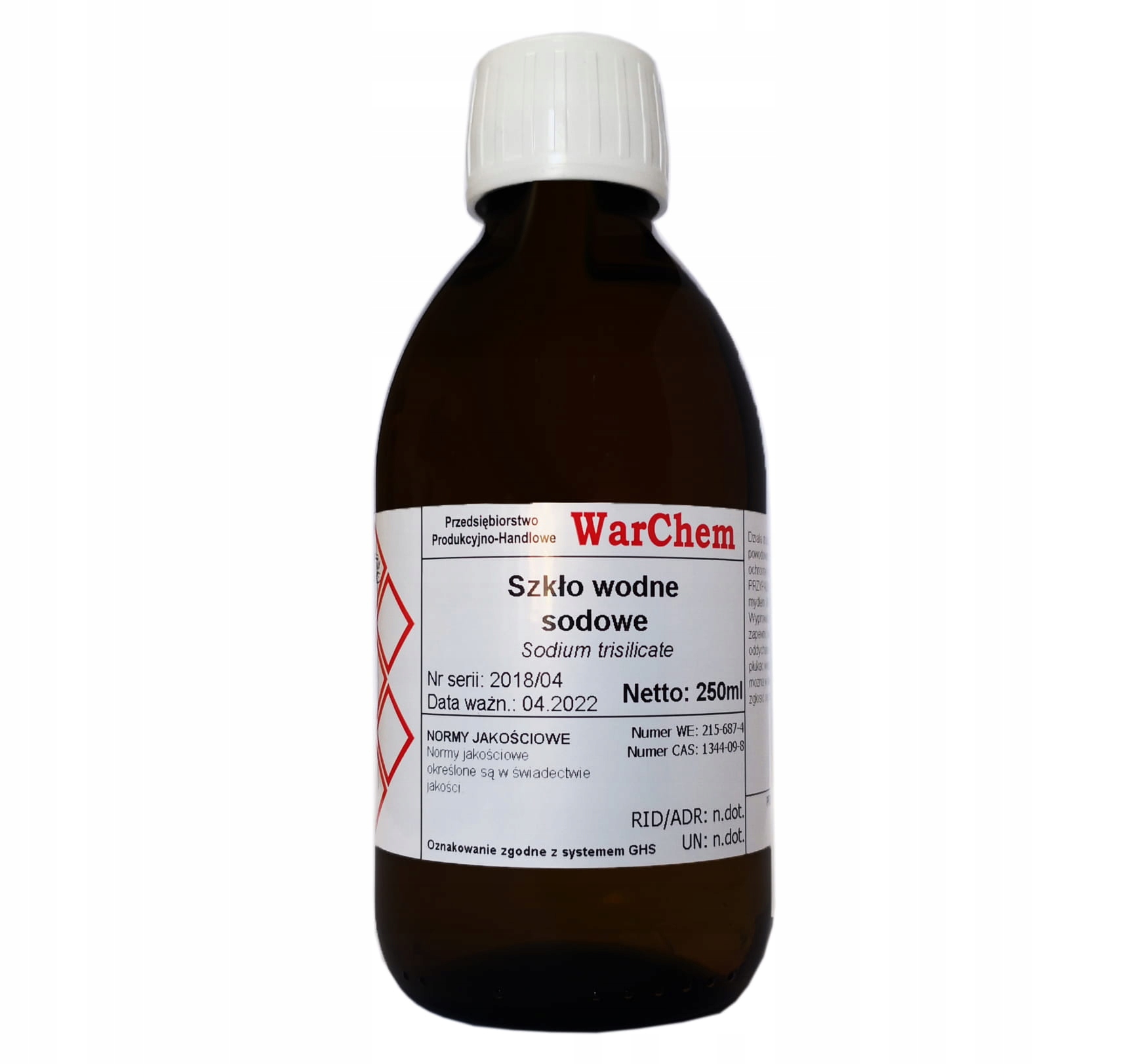 

Szkło Wodne Sodowe 250ml Warchem [58343]