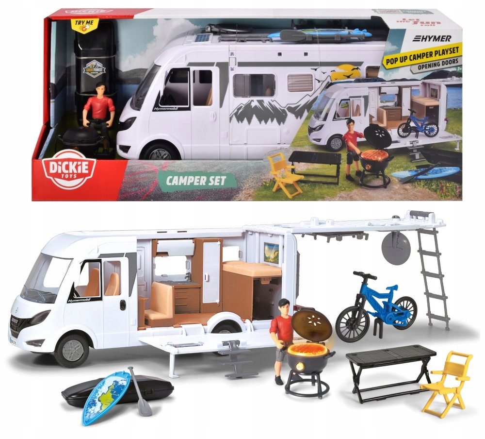 

Dickie Auto Kamper Z Figurką 30 CM Z Figurką I Akc
