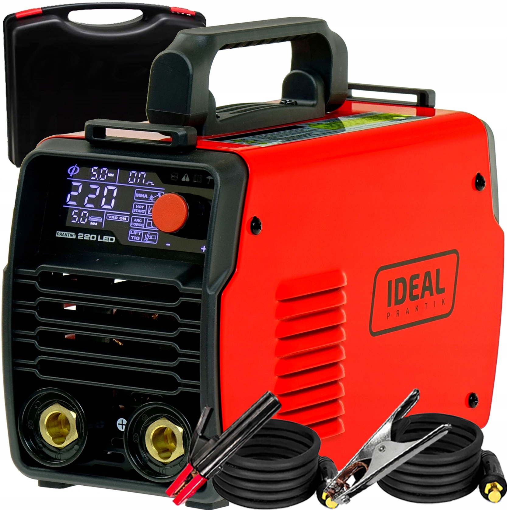 SPAWARKA INWERTOROWA ELEKTRODOWA IDEAL PRAKTIK 220 LED SYNERGIA PULS 200A