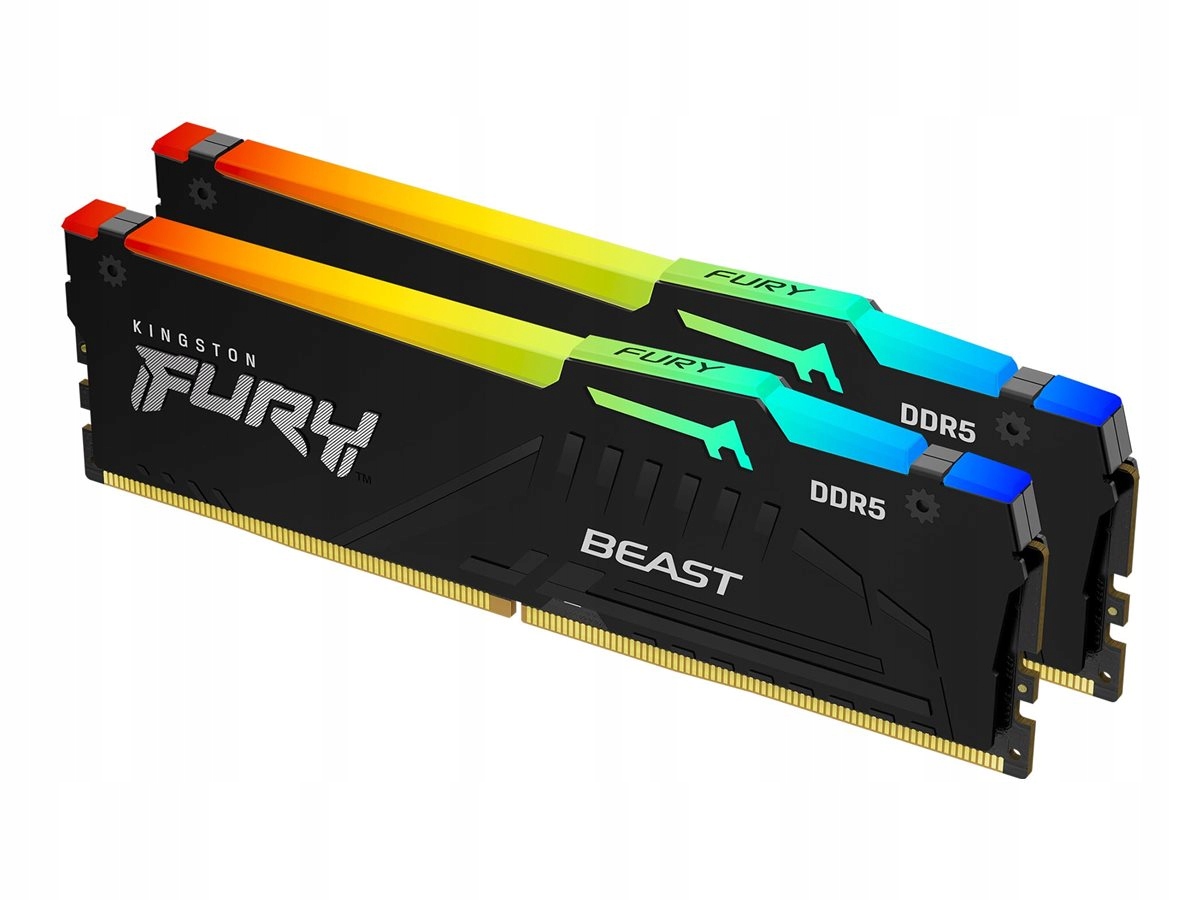 Pamäť Ram DDR5 32GB Kingston Fury Beast Rgb 6000 MHz CL30 2x16GB Xmp Expo