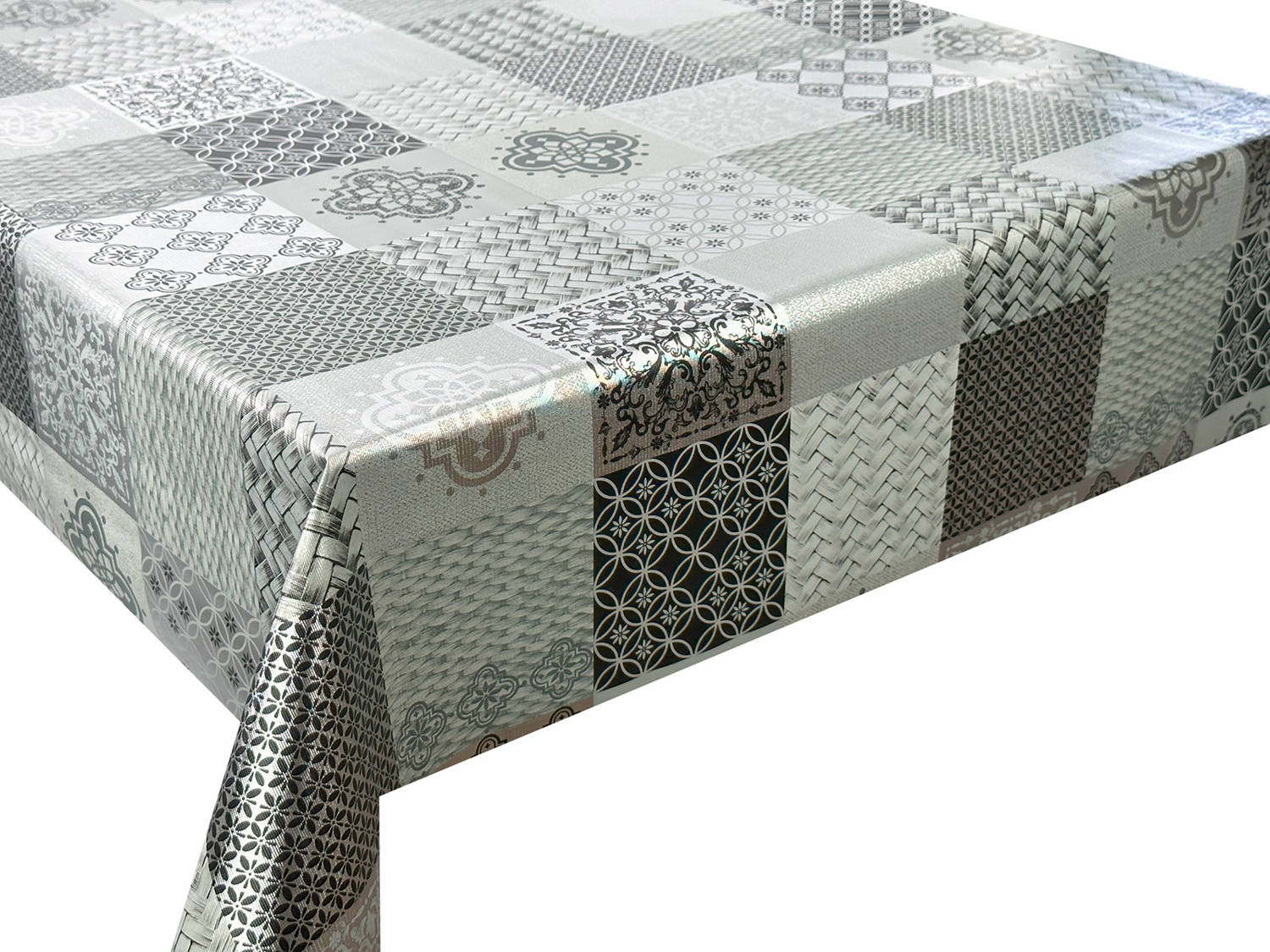 Cerata Obrus Ceratowy Na Wymiar Srebrny 10x137 cm