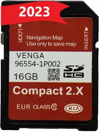 

Mapa Kia GEN2 Ceed Optima Rio Sportage 2023 Europa
