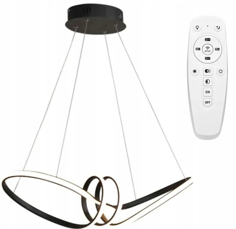 Lampa APP823-CP Long Black