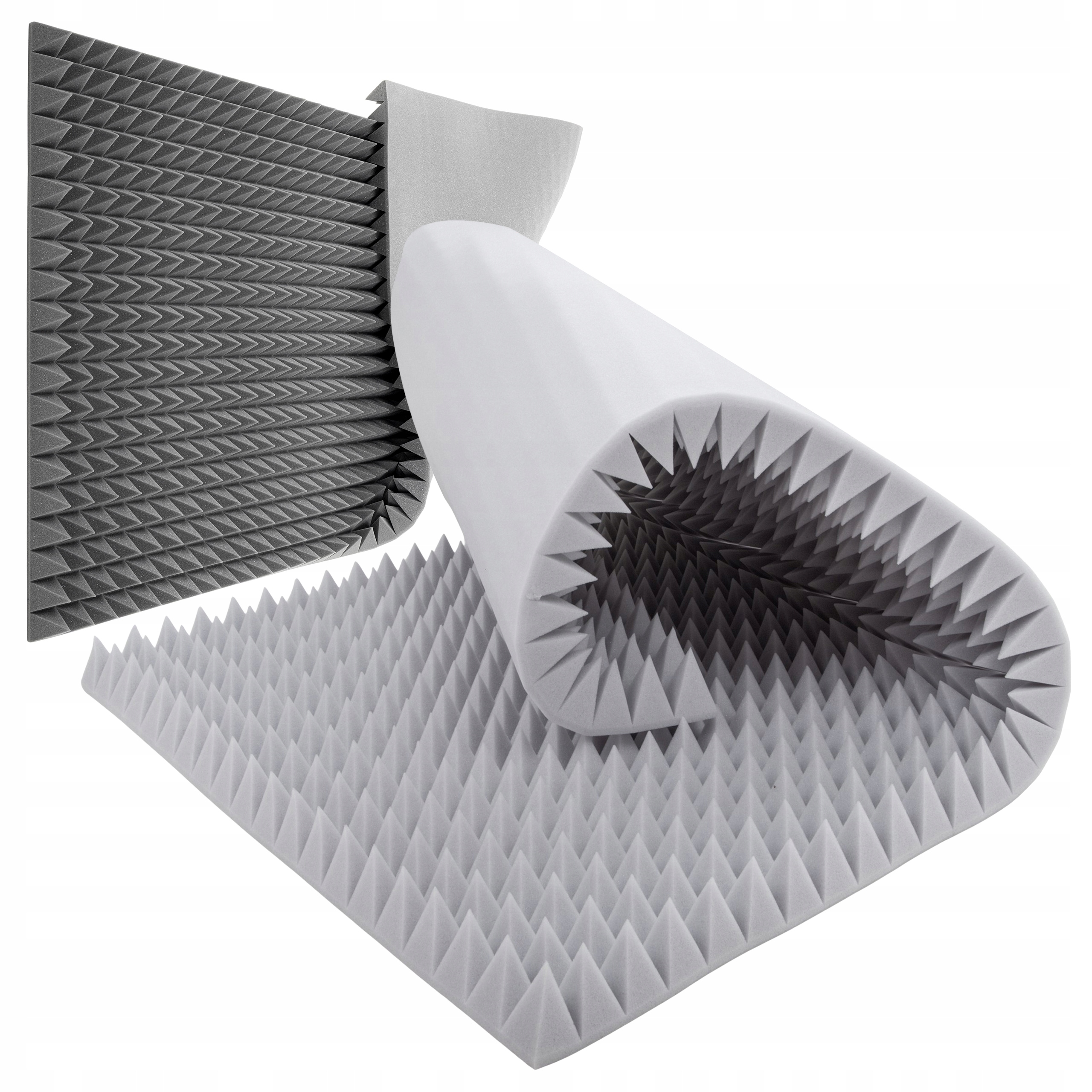 Zvukově izolační akustické panely Pyramidy na zeď za reproduktory uspořádání