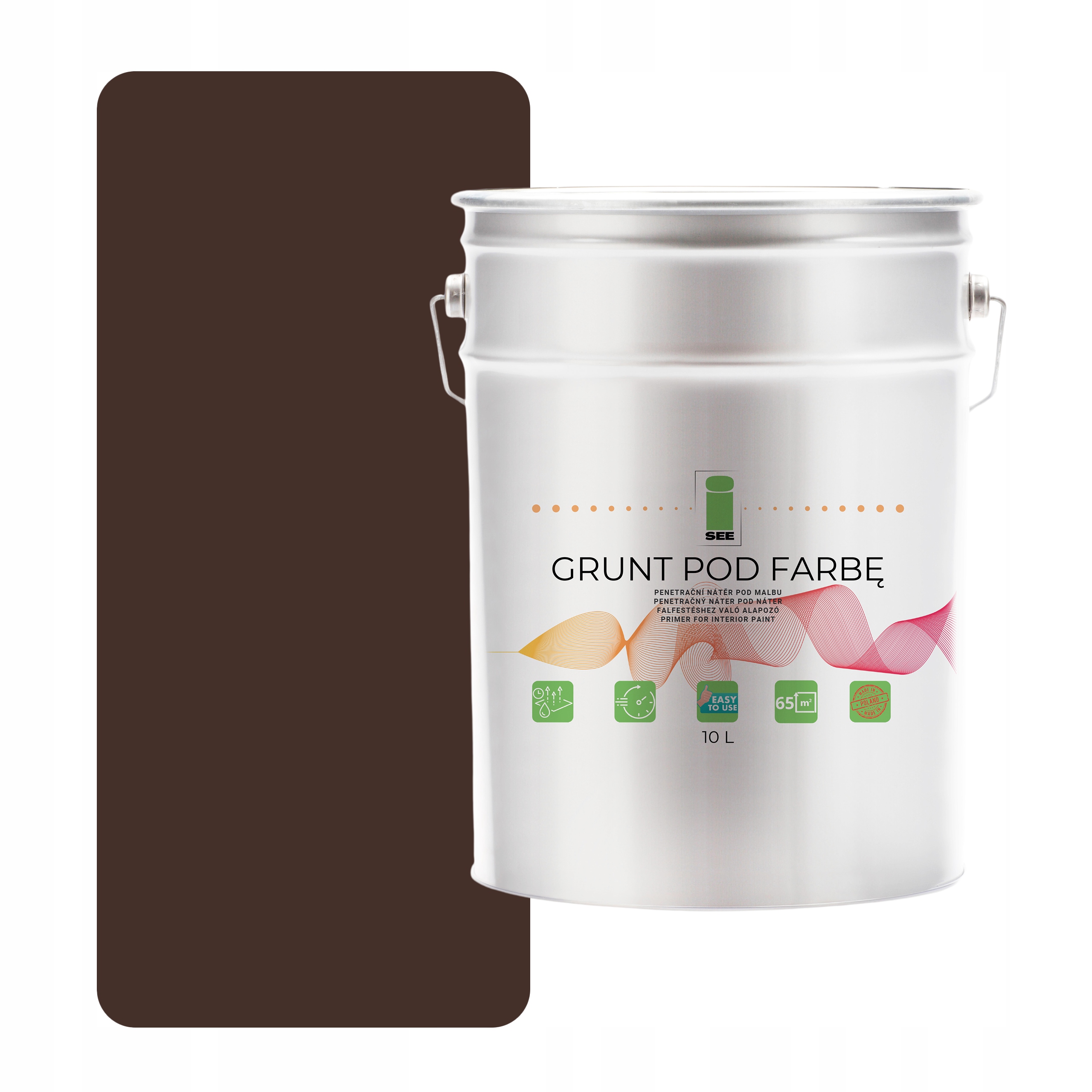 Podkladová Barva Silikonová Fasádní Hnědá Čokoládová Hnědá 10 L