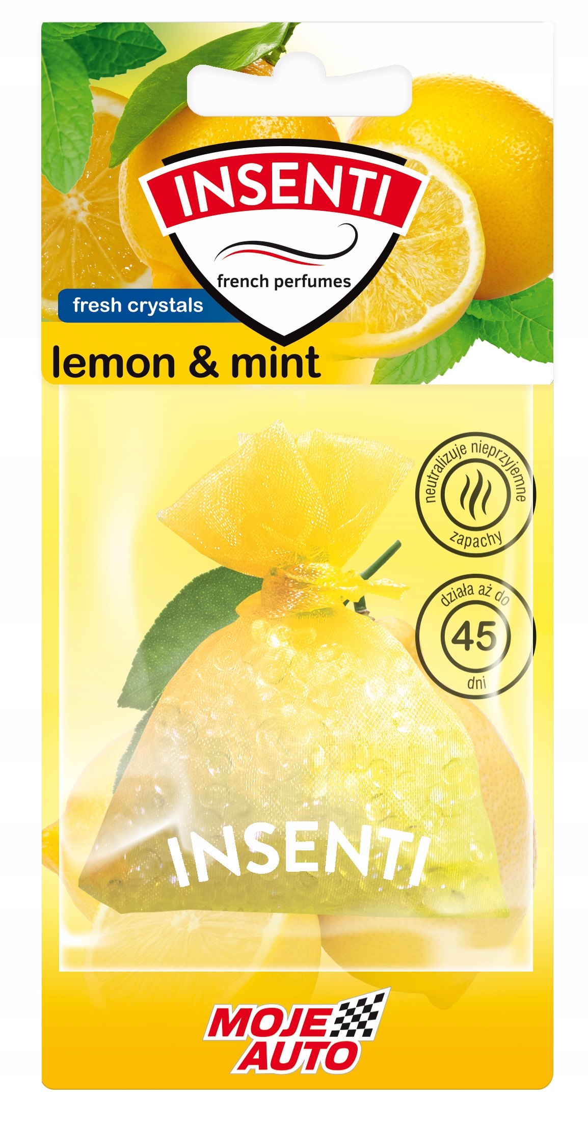 МІЙ АВТО - INSENTI ЗАПАХ-ЛИМОН І М'ЯТА