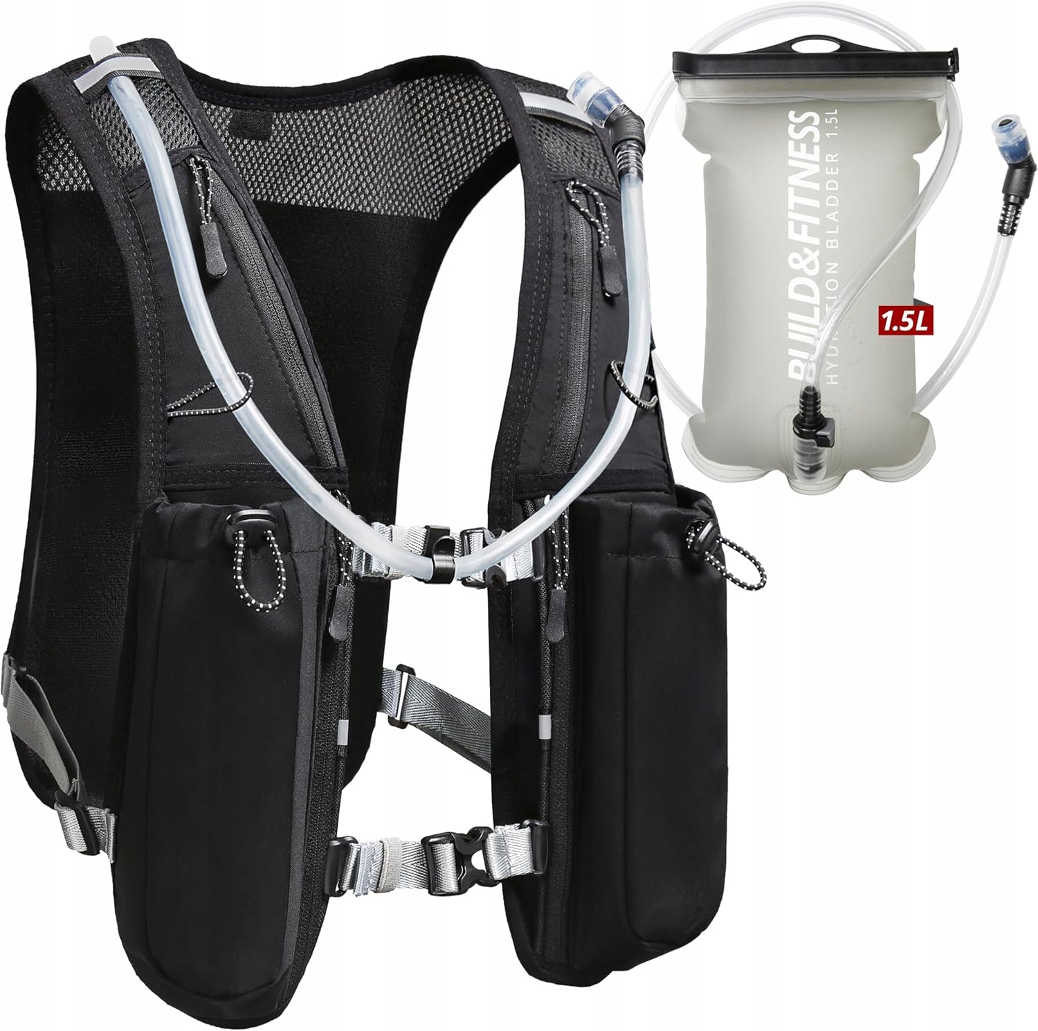 Kamizelka Do Biegania Rower Wędrówki z Bidonem Running Hydration Vest